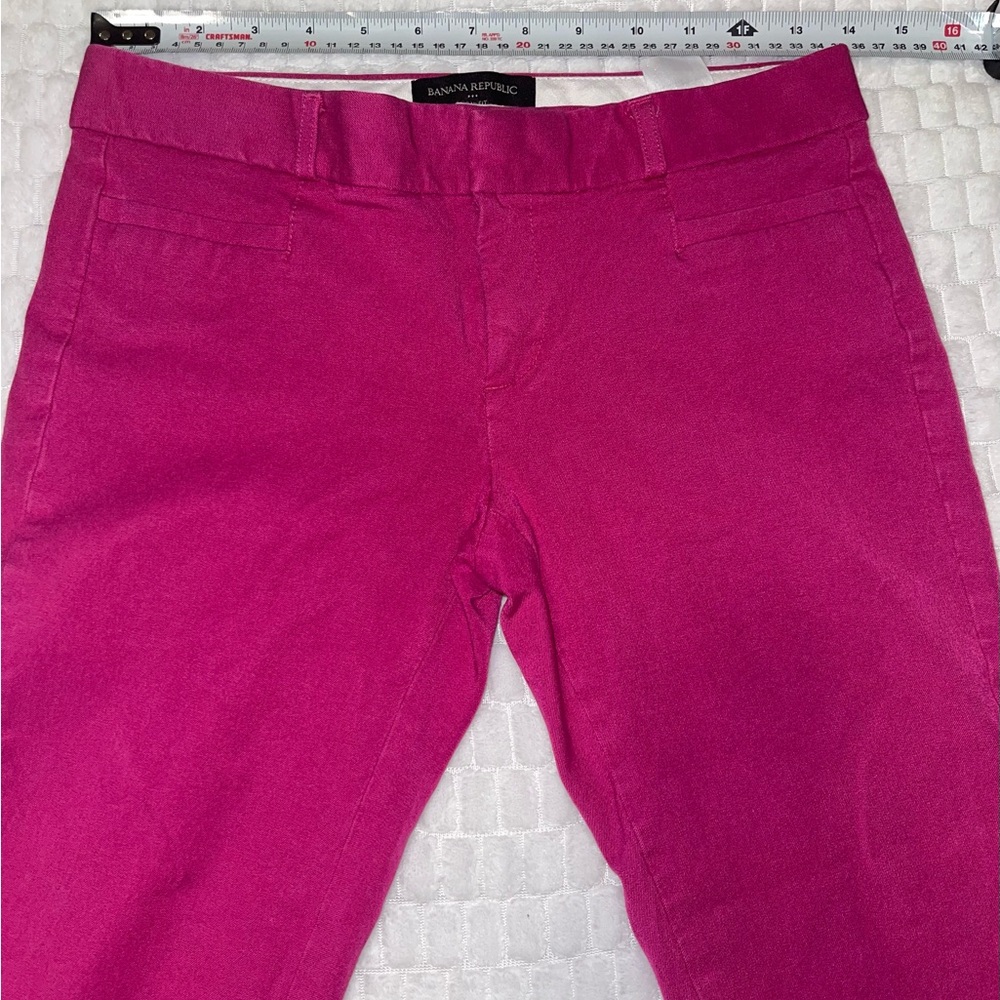 Banana Republic Sloan Fit Women’s Pants- 2P- Fuchsia Red - Picture 9 of 14